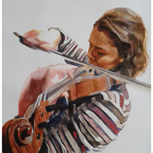 Enlarge Girl on Violin